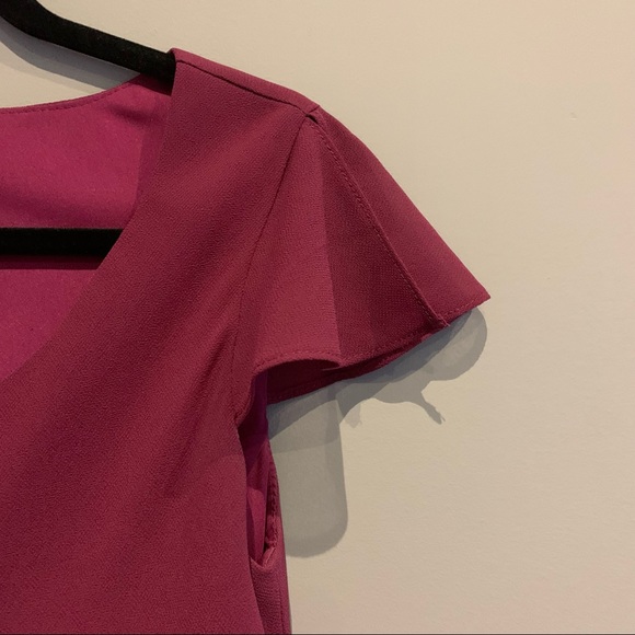 Jessica Size 6 Petite Maroon Dress - Picture 2 of 8